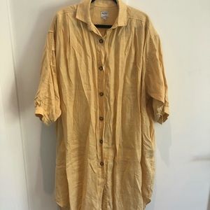 esby viola dress - golden